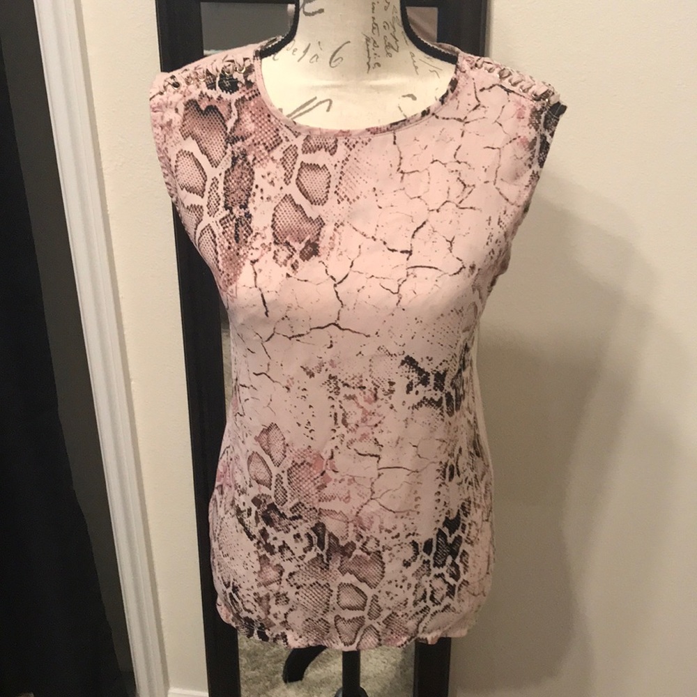 Snake pattern blouse